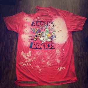 Custom Distressed bleached School House Rock